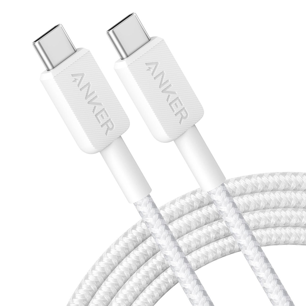 Anker Cable USB-C a USB-C Carga Rápida 322 Blanco 1 Anker Cable USB-C a USB-C Carga Rápida 322 Blanco