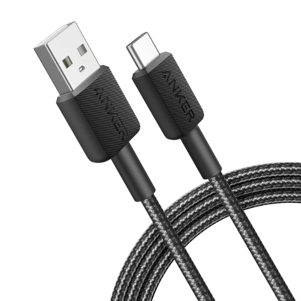 Anker Cable USB-A a USB-C 322 - Carga Rápida y Sincronización (6 pies) 1 Anker Cable USB-A a USB-C 322 - Carga Rápida y Sincronización (6 pies)