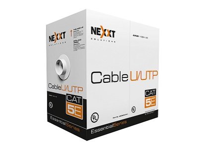 Nexxt Solutions Cat5e UTP Ethernet Bulk Cable - 102m Gray 1 Nexxt Solutions Cat5e UTP Ethernet Bulk Cable - 102m Gray
