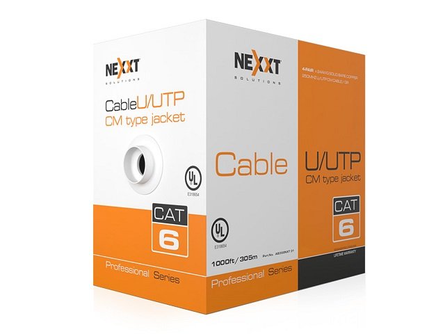 Nexxt Professional Cat6 UTP Network Cable 24AWG CM Blue 305m 1 Nexxt Professional Cat6 UTP Network Cable 24AWG CM Blue 305m