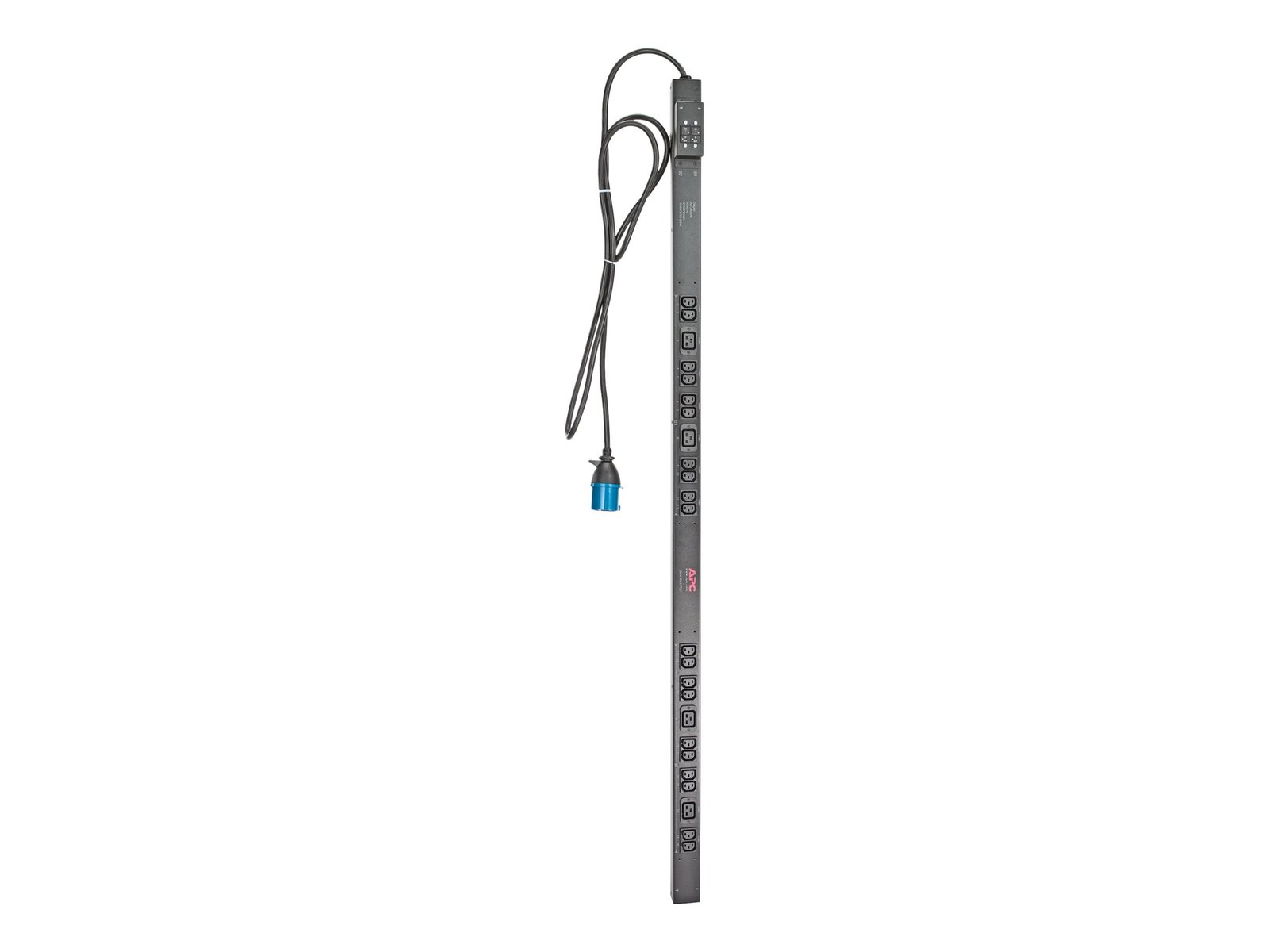 APC Basic Rack PDU Zero U - Unidad de distribución de alimentación (montaje en bastidor) - CA 230 V - input: IEC 60309 - conectores de salida: 24 (power IEC 60320 C13, IEC 60320 C19) - 0U - 3.1 m cable - negro - para P/N: SMX1500RM2UC, SMX1500RM2UCNC, SMX2KR2UX145, SMX3KR2UNCX145, SMX750CNC, SMX750CUS 1 APC Basic Rack PDU Zero U - Unidad de distribución de alimentación (montaje en bastidor) - CA 230 V - input: IEC 60309 - conectores de salida: 24 (power IEC 60320 C13, IEC 60320 C19) - 0U - 3.1 m cable - negro - para P/N: SMX1500RM2UC, SMX1500RM2UCNC, SMX2KR2UX145, SMX3KR2UNCX145, SMX750CNC, SMX750CUS