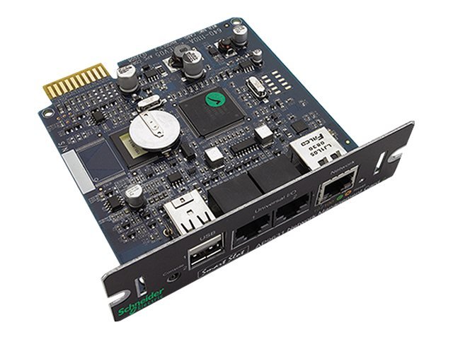 APC Network Management Card 2 with Environmental Monitoring - Adaptador de administración remota - 100Mb LAN - 100Base-TX - negro - para P/N: SMTL1000RMI2UC, SMTL750RMI2UC, SMX2KR2UNCX145, SRT1000XLJ, SRT1500XLJ, SRT2400XLJ 1 APC Network Management Card 2 with Environmental Monitoring - Adaptador de administración remota - 100Mb LAN - 100Base-TX - negro - para P/N: SMTL1000RMI2UC, SMTL750RMI2UC, SMX2KR2UNCX145, SRT1000XLJ, SRT1500XLJ, SRT2400XLJ