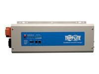 Tripp Lite 2000W APS 12VDC 230V Inverter / Charger w/ Pure Sine-Wave Output Hardwired - Convertidor de corriente CC a CA - CA 230 / CC 12 V - 2 kW - RS-485 - gris