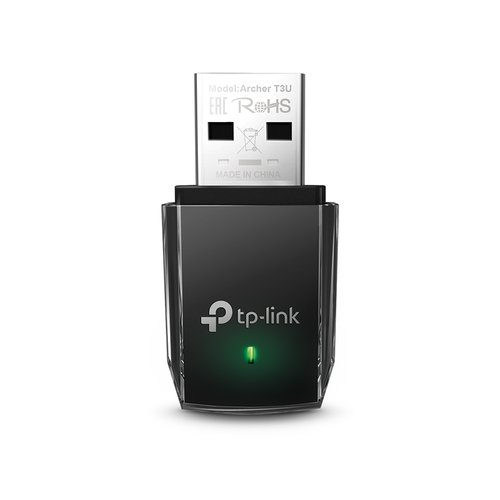 TP-Link Archer T3U - Adaptador de red - USB 3.0 - Wi-Fi 5 - MU-MIMO AC1300 Mini 1 TP-Link Archer T3U - Adaptador de red - USB 3.0 - Wi-Fi 5 - MU-MIMO AC1300 Mini