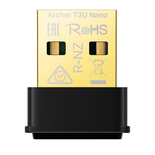 TP-Link Archer T3U Nano - Adaptador de red - USB 2.0 - Wi-Fi 5 1 TP-Link Archer T3U Nano - Adaptador de red - USB 2.0 - Wi-Fi 5
