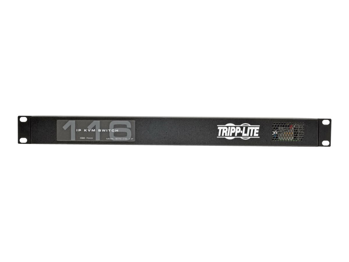 Eaton Tripp Lite series 16-Port Cat5 IP KVM Switch Compact 1+1 User Rackmount TAA - Conmutador KVM - CAT5 - 16 x KVM port(s) - 1 usuario local - montaje en rack - Conforme a la TAA 1 Eaton Tripp Lite series 16-Port Cat5 IP KVM Switch Compact 1+1 User Rackmount TAA - Conmutador KVM - CAT5 - 16 x KVM port(s) - 1 usuario local - montaje en rack - Conforme a la TAA