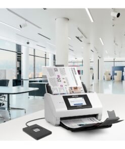 Escáner dúplex 45 ppm ADF 100 hojas 7000 escaneos diarios USB 3.0 LAN CIS 600 ppp Epson DS-790WN