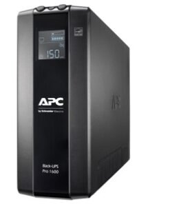 UPS 1600VA 960W USB 8 Salidas Negro APC Back-UPS Pro BR1600MI