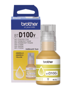 Brother Ink Tank Refill Bottle - Yellow BTD100Y