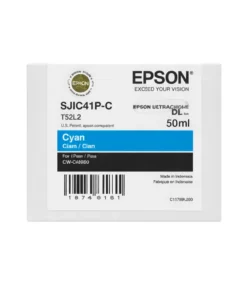 Cartucho de Tinta Cián Original Epson SJIC41P-C para ColorWorks CW-C4000