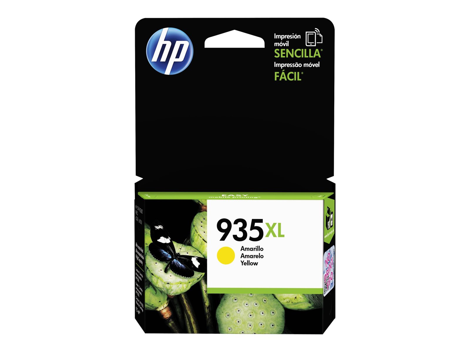 Cartucho de Tinta 9.5 ml Amarillo Original XL HP 935XL 1 HP 935XL - 9.5 ml - amarillo - original - cartucho de tinta - para Officejet 6812, 6815, 6820; Officejet Pro 6230, 6230 ePrinter, 6830, 6835