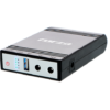 Forza 24W DC Mini UPS Battery Backup para Routers, Módems y Cámaras | Salida Multi-Voltaje 5/9/12V | Entrada AC Universal