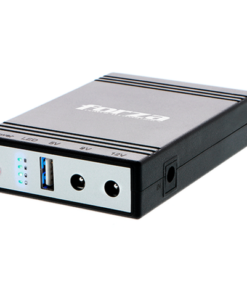 Forza 24W DC Mini UPS Battery Backup para Routers, Módems y Cámaras | Salida Multi-Voltaje 5/9/12V | Entrada AC Universal
