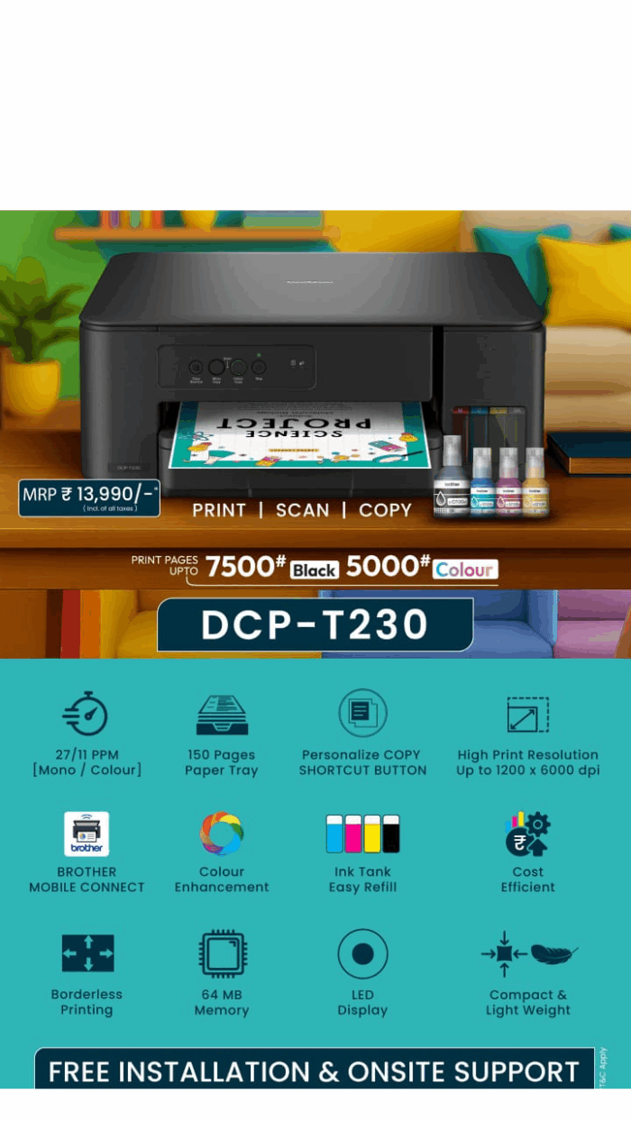 Brother Impresora de Oficina Color Rápida | 27 ppm B/N, 11 ppm Color | USB 1 Brother Impresora de Oficina Color Rápida | 27 ppm B/N, 11 ppm Color | USB