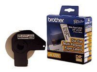 Brother DK1204 - Papel - 17 x 54.3 mm 400) etiquetas para usos múltiples - para Brother QL-1050, 1060, 1100, 1110, 500, 550, 570, 580, 650, 700, 710, 720, 800, 810, 820