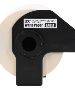 Brother DK-1247 Rollo Etiquetas de Envío Troqueladas 103.4x162.6mm (180 Unidades) Compatible Brother QL-Series