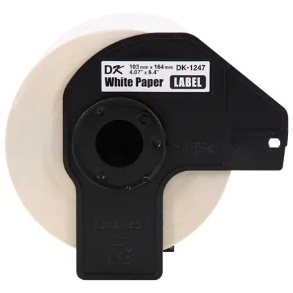 Brother DK-1247 Rollo Etiquetas de Envío Troqueladas 103.4x162.6mm (180 Unidades) Compatible Brother QL-Series 1 Brother DK-1247 Rollo Etiquetas de Envío Troqueladas 103.4x162.6mm (180 Unidades) Compatible Brother QL-Series