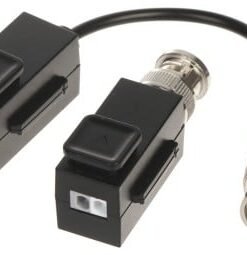 Hikvision HD Pasivo Video Balun 250m – Extensor Señal Cámaras CCTV y Seguridad (DS-1H18S/E)