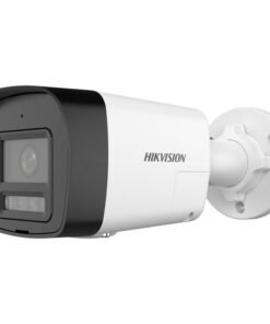 Hikvision 4MP Cámara de red bullet fija inteligente híbrida - Audio bidireccional - 4MP - Exterior - H.265+ - Focal fija 2,8 mm - 2560 × 1440 - WDR 120DB - IP67 - MicroSD