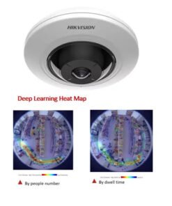 Hikvision 5MP Cámara IP Fisheye 360°