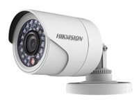 Hikvision Turbo HD Camera DS-2CE16C0T-IRP - Cámara de videovigilancia - para exteriores - resistente a la intemperie - color (Día y noche) - 1 MP - 720p - montaje M12 - focal fijado - wired - DC 12 V