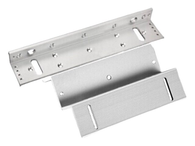 Soporte de montaje L para cerradura magnética Hikvision DS-K4H258-LZ 1 Hikvision DS-K4H258-LZ - Juego de soporte para cierre magnético