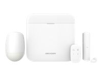 Hikvision AX Pro Series DS-PWA48-Kit-WB - Sistema de alarma - inalámbrico, cableado - 802.11b/g/n, Tri-X - 2.4 Ghz, 433 MHz - 10/100 Ethernet - blanco