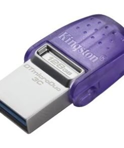 Kingston DataTraveler microDuo 3C - Unidad flash USB - 128 GB - USB 3.2 Gen 1 / USB-C