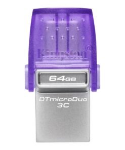 Kingston DataTraveler microDuo 3C - Unidad flash USB - 64 GB - USB 3.2 Gen 1 / USB-C