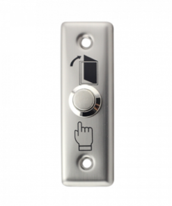 ZKTeco - EX-801A - Boton para abrir puertas - Probado 500 000 golpes - Acero inoxidable/sluminio - Instalación sencilla - Medidas: 800A: 91L ? 28W ? 20T ?mm?