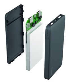 Belkin Pocket Power - Cargador portátil - 10000 mAh - 2.4 A - 2 conectores de salida (USB) - en el cable: Micro-USB - negro