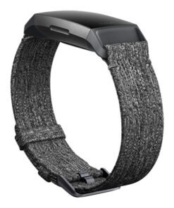 Fitbit Woven Band - Banda para controlador de actividad - Pequeña - carbón