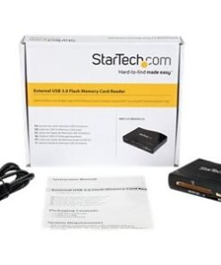 StarTech.com Lector de Tarjetas de Memoria Flash USB 3.0 (FCREADHCU3) - Lector de tarjetas (Multiformato) - USB 3.0