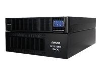Forza Atlas FDC-210KMR - UPS (montaje en rack / externo) - AC 110-300 V - 10000 vatios - 10000 VA - 9 Ah - RS-232, USB - 2U - negro