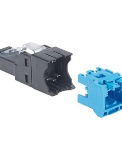 Panduit TX6A 6A UTP Field Term RJ45 Plug - Network connector - Field Term RJ45 (P) - CAT 6a - IEEE 802.3af/IEEE 802.3at/IEEE 802.3bt - blue