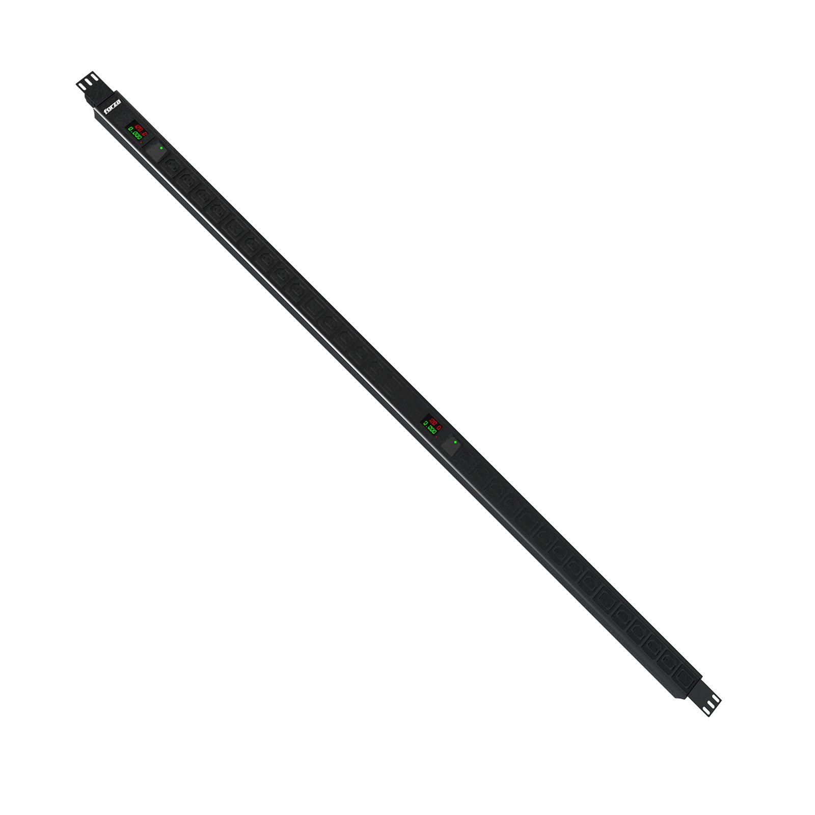 Forza PDU Rack 0U - 30 Salidas (6 C19, 24 C13) - 200/240V Medida y SPD 1 Forza PDU Rack 0U - 30 Salidas (6 C19, 24 C13) - 200/240V Medida y SPD