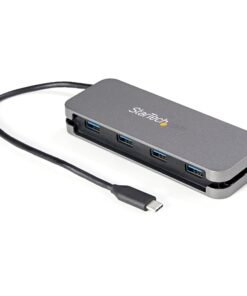 StarTech.com 4-Port USB 3.0 Hub | High-Speed Data Expansion
