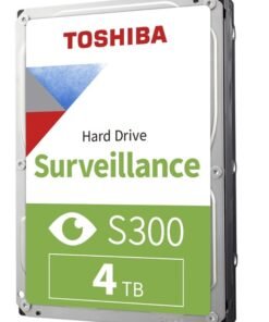 Toshiba S300 Surveillance - Disco duro - 4 TB - interno - 3.5" - SATA 6Gb/s - 5400 rpm - búfer: 128 MB