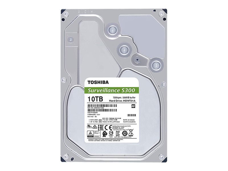 Toshiba - Disco duro - 10 TB - interno - 3.5" - SATA 6Gb/s - 7200 rpm - búfer: 256 MB 1 Toshiba - Disco duro - 10 TB - interno - 3.5" - SATA 6Gb/s - 7200 rpm - búfer: 256 MB