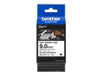 Brother HSe-221E - Negro sobre blanco - Rollo (0,9 cm x 1,5 m) 1 cinta(s) caja para colgar - cinta tubo termorretráctil - para P-Touch PT-D800, PT-E300, PT-E310, PT-E550, PT-P700, PT-P750, PT-P900, PT-P950