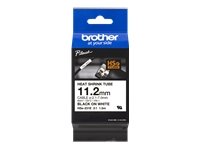 Brother HSe-231E - Negro sobre blanco - Rollo (1,12 cm x 1,5 m) 1 cinta(s) caja para colgar - cinta tubo termorretráctil - para P-Touch PT-D800, PT-E300, PT-E310, PT-E550, PT-P700, PT-P750, PT-P900, PT-P950