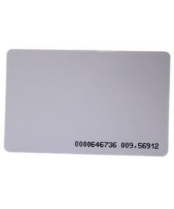 ZKTeco - Thin EM Card - Tarjeta de proximidad - 125kHz  - Rango máximo de lectura: 2-15cm - Dimensiones: 54W x 86L x 0,76H mm - PVC