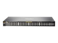 HPE Aruba 2530-48G-PoE+ - Conmutador - Gestionado - 48 x 10/100/1000 (PoE+) + 4 x Gigabit SFP - sobremesa, montaje en rack, montaje en pared - PoE+