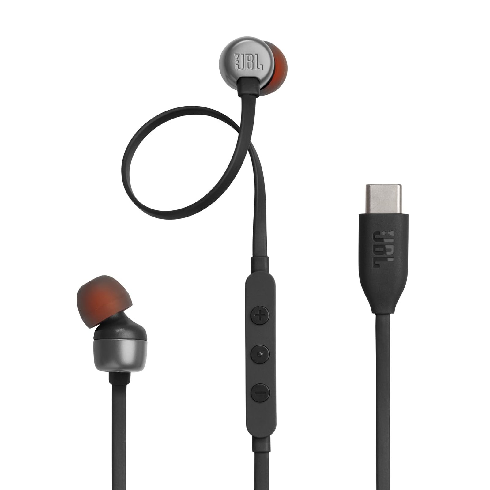 Auriculares in ear con micrófono cableado USB-C negro JBL TUNE 310C 1 Auriculares in ear con micrófono cableado USB-C negro JBL TUNE 310C