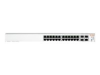 HPE Networking Instant On 1930 24G 4SFP/SFP+ Switch - Conmutador - L3 - Gestionado - 24 x 10/100/1000 + 4 x 1 Gigabit / 10 Gigabit SFP+ - montaje en rack
