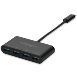 Kensington Concentrador USB-C a 4 Puertos USB 3.0 para Portátiles CH120 1 Kensington Concentrador USB-C a 4 Puertos USB 3.0 para Portátiles CH120