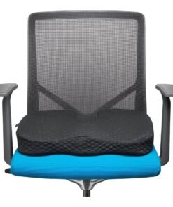 Kensington Premium Cojín de Asiento Cool Gel Ergonómico | Frescor y Soporte | Negro