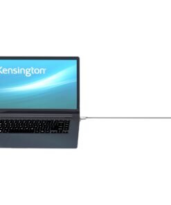 Kensington MicroSaver 2.0 | Candado de Seguridad con Llave para Portátil, Cable de Acero, Plata