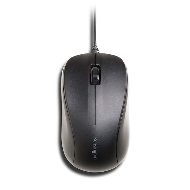 Mouse óptico cableado 3 botones USB negro Kensington Mouse for Life 1 Kensington Mouse for Life - Ratón - óptico - 3 botones - cableado - USB - negro