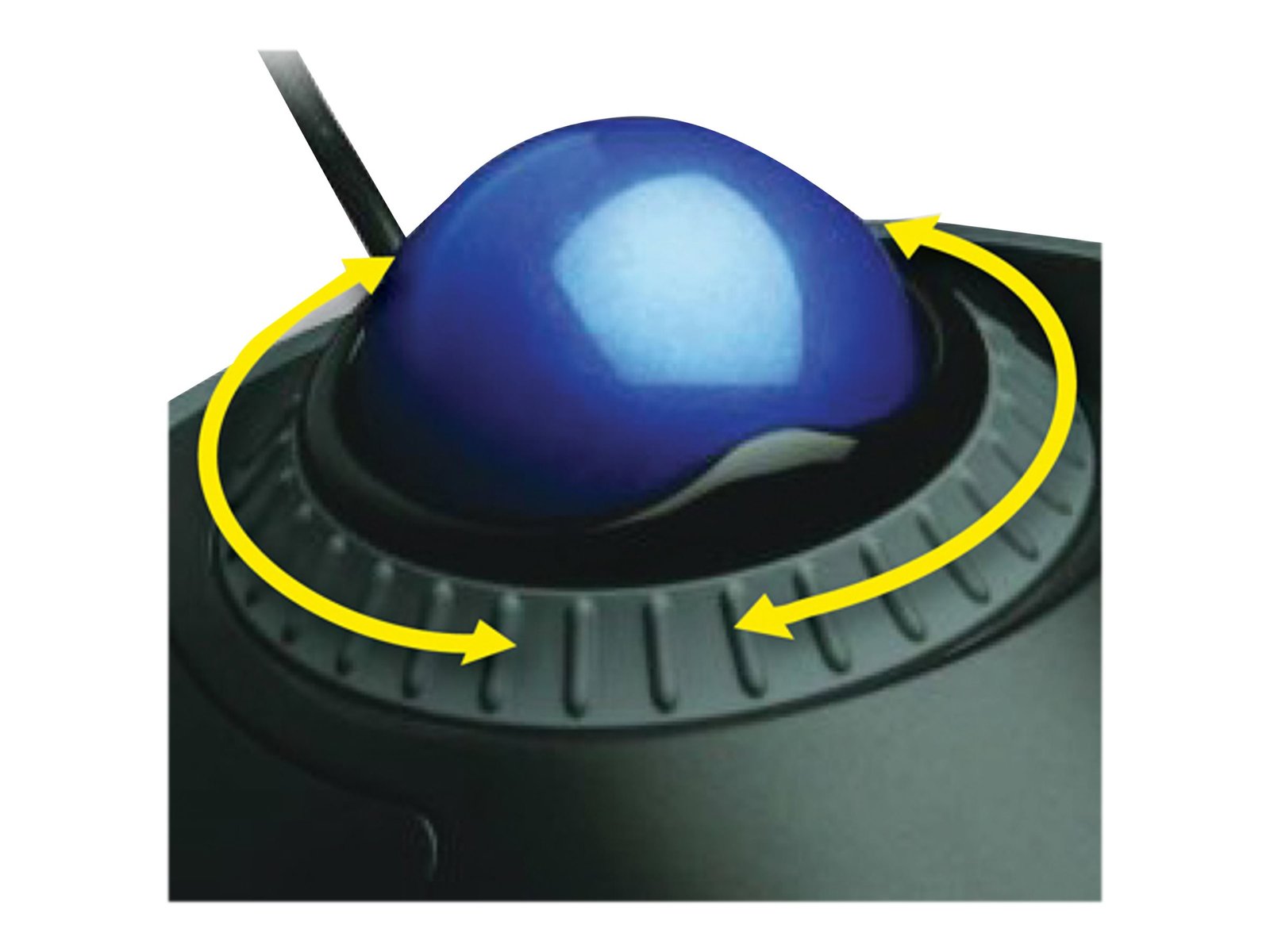 Kensington Orbit with Scroll Ring - Bola de seguimiento - diestro y zurdo - óptico - cableado - USB 1 Kensington Orbit with Scroll Ring - Bola de seguimiento - diestro y zurdo - óptico - cableado - USB